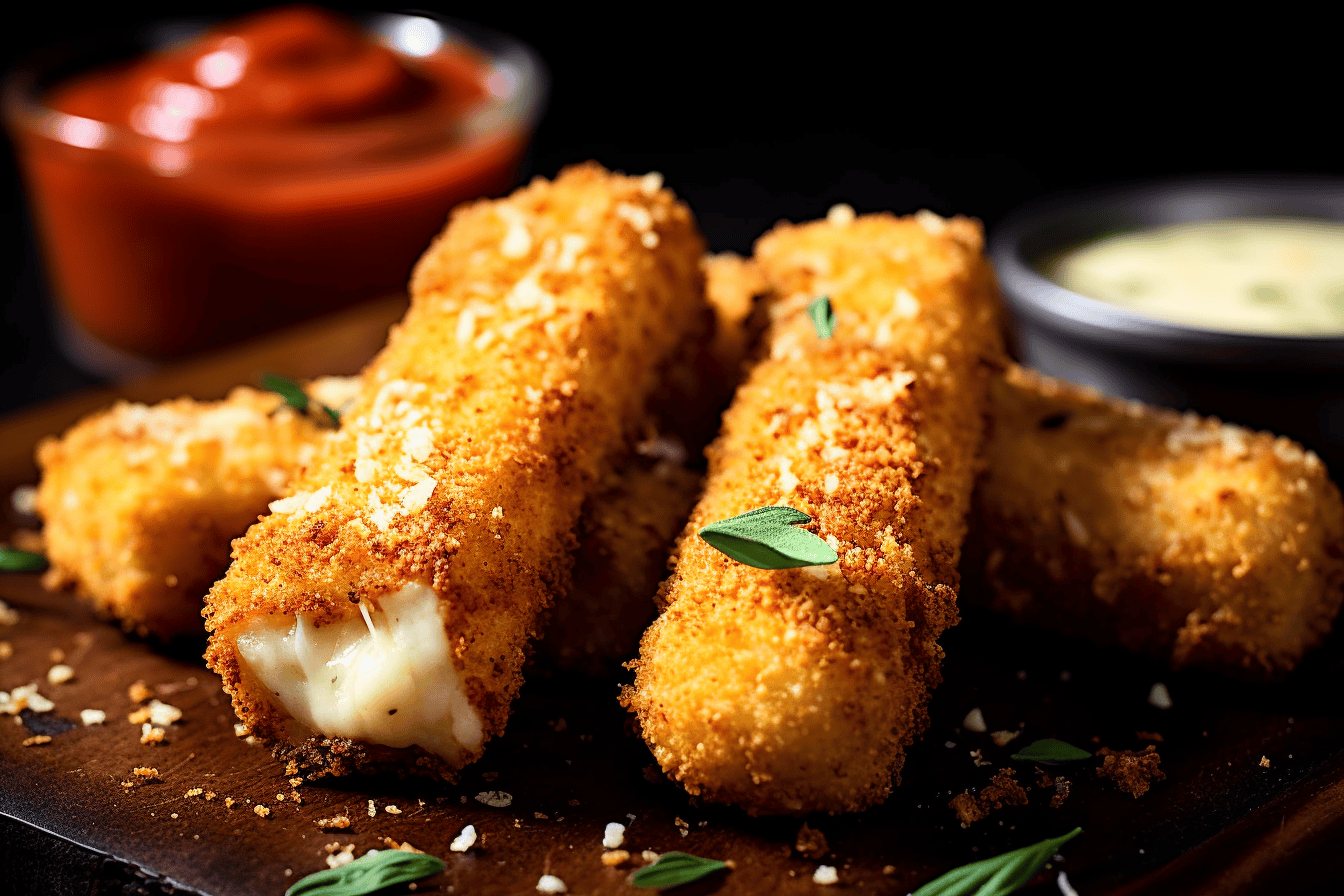 Air Fryer Mozzarella Sticks