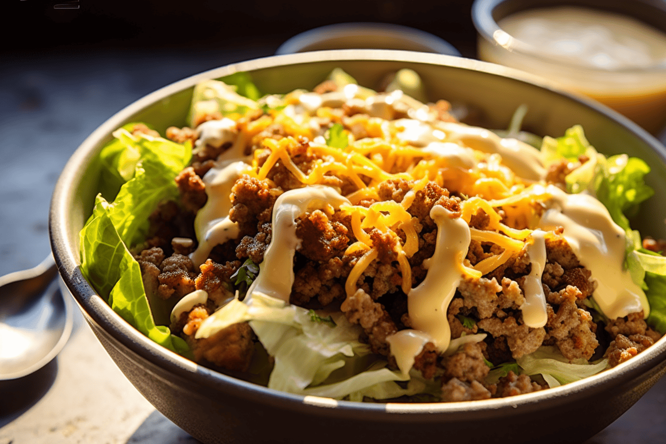 Bacon Burger Bowl