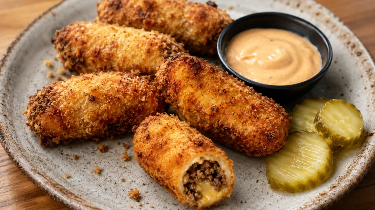 Big Mac-Style Cheeseburger Mozza Sticks