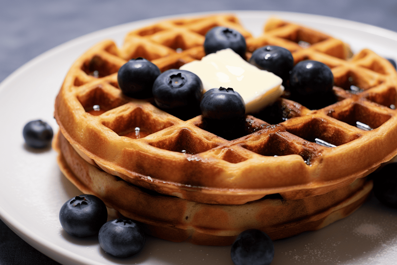 Keto Blueberry Chaffles - Lazy Keto App