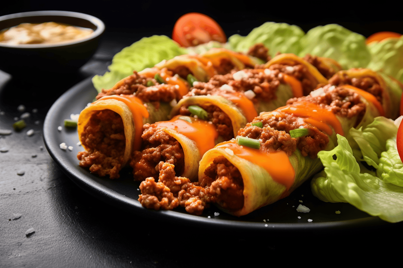 Cheddar-Wrapped Taco Rolls