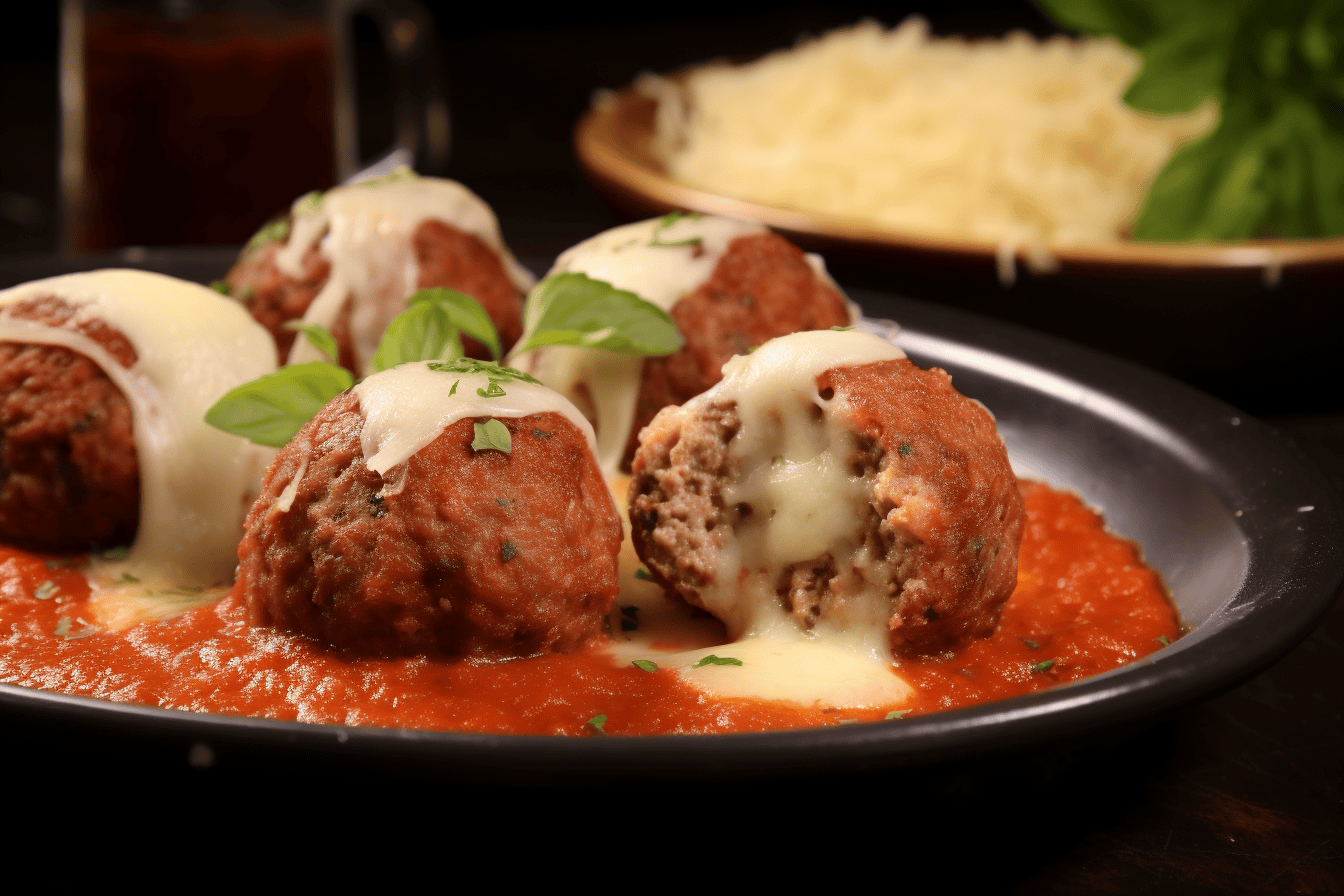 Cheese Stuffed Meatballs