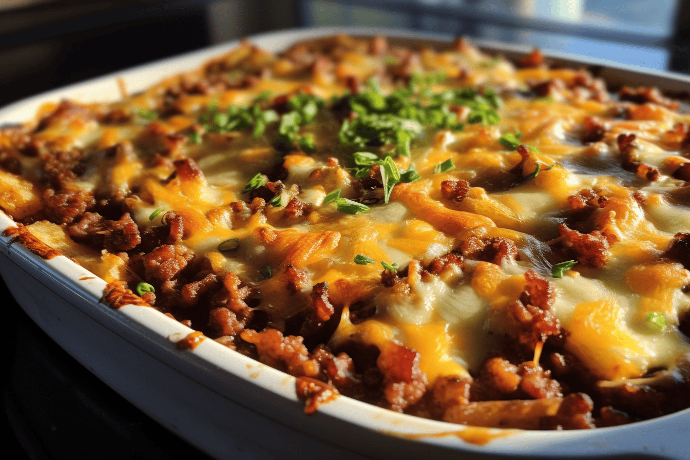 Cheeseburger Casserole
