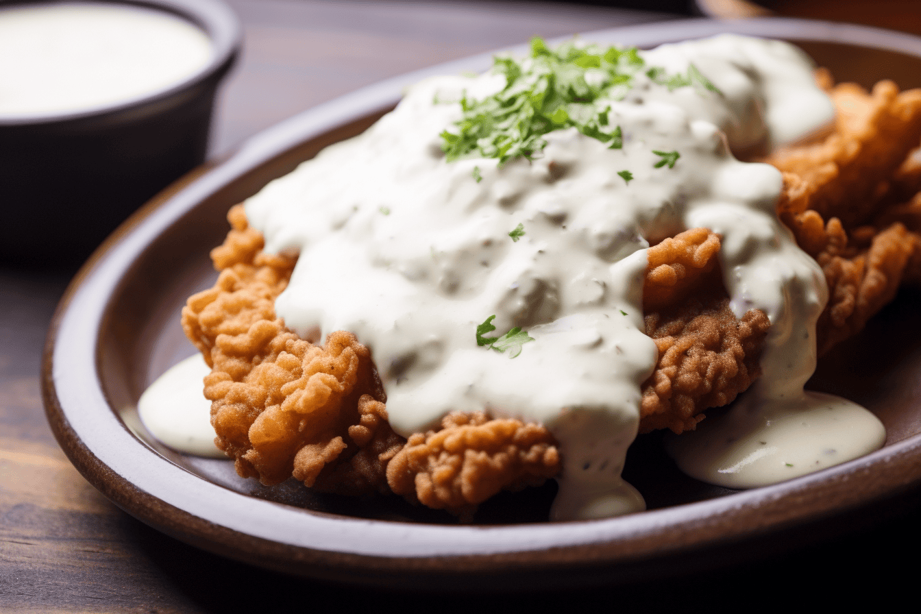 Chicken Fried Steak with Sausage Gravy Recipe