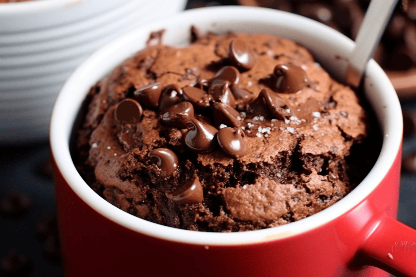 Keto Chocolate Peanut Butter Mug Cake - Lazy Keto App