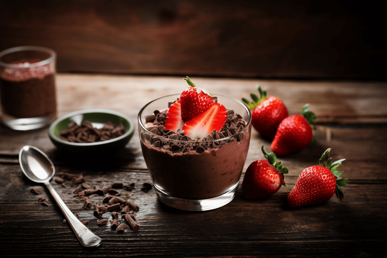 Keto Chocolate Strawberry Mousse - Lazy Keto App