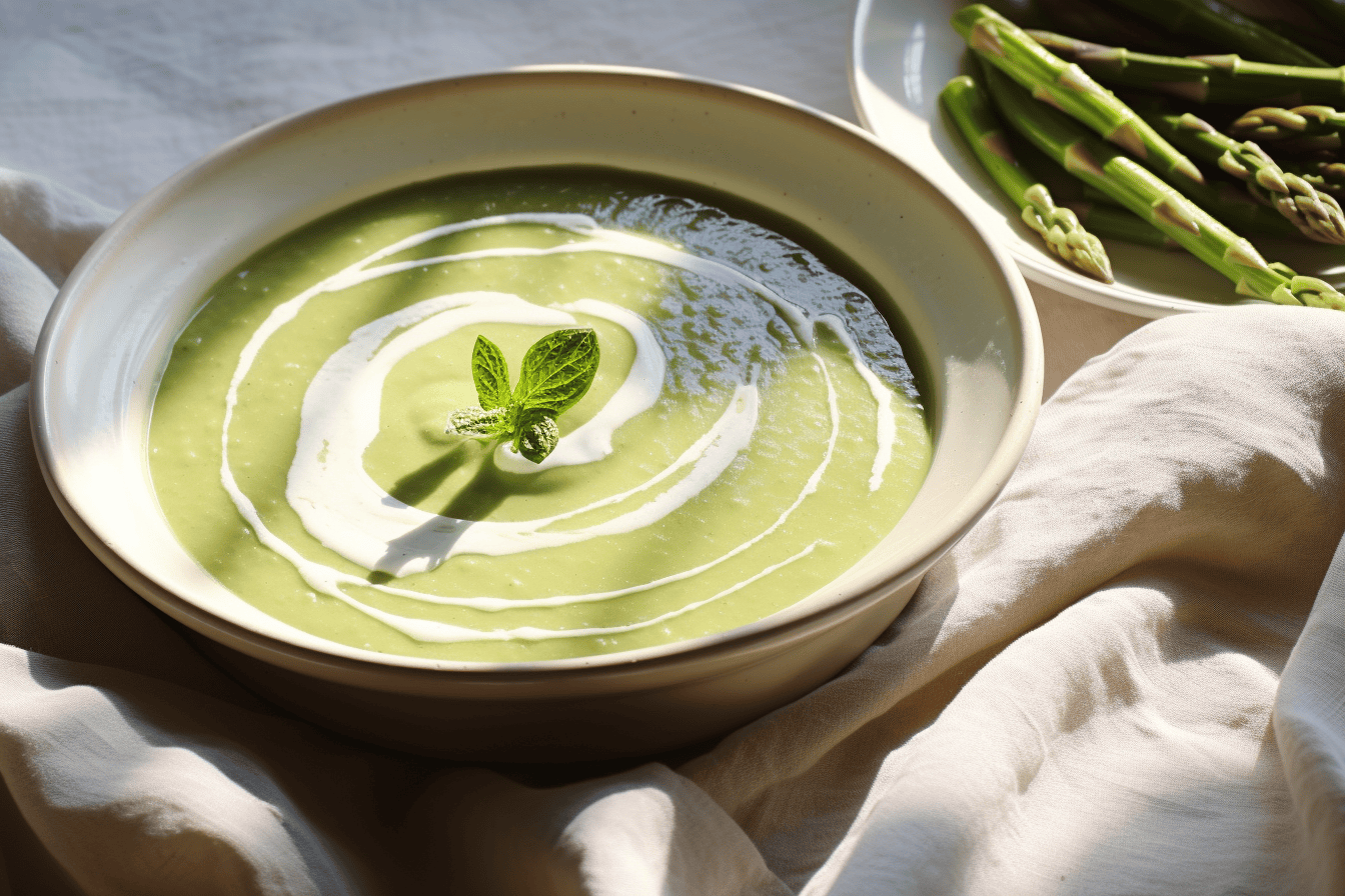 Keto Cream of Asparagus Soup Lazy Keto Application