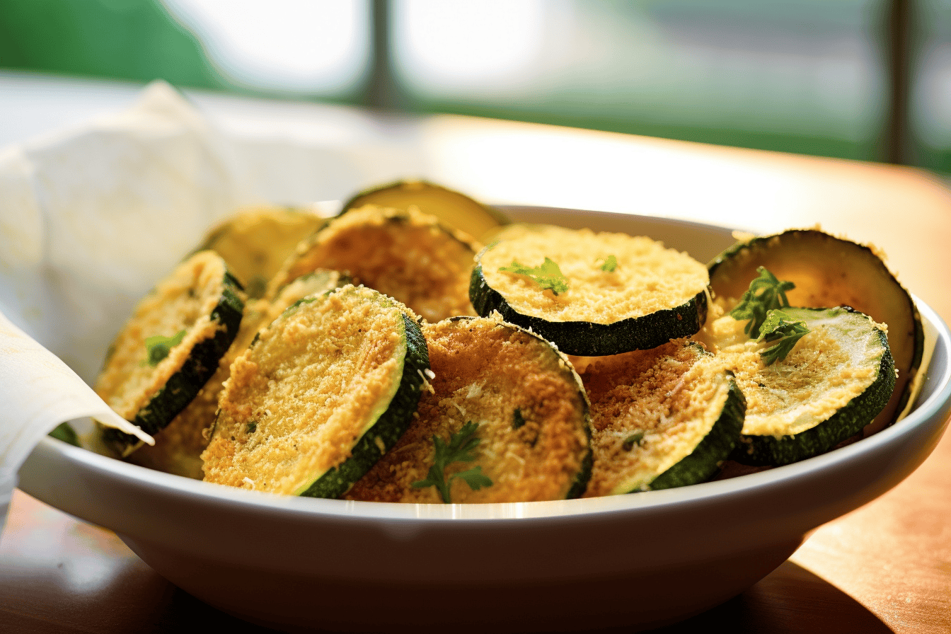 Crispy Baked Zucchini Chips