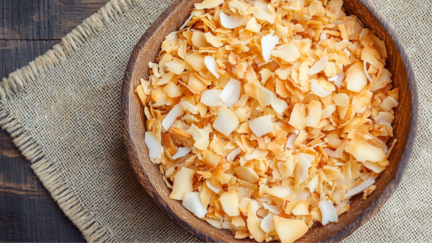 Crispy Coconut Clusters: keto recipe with 3.7g net carbs