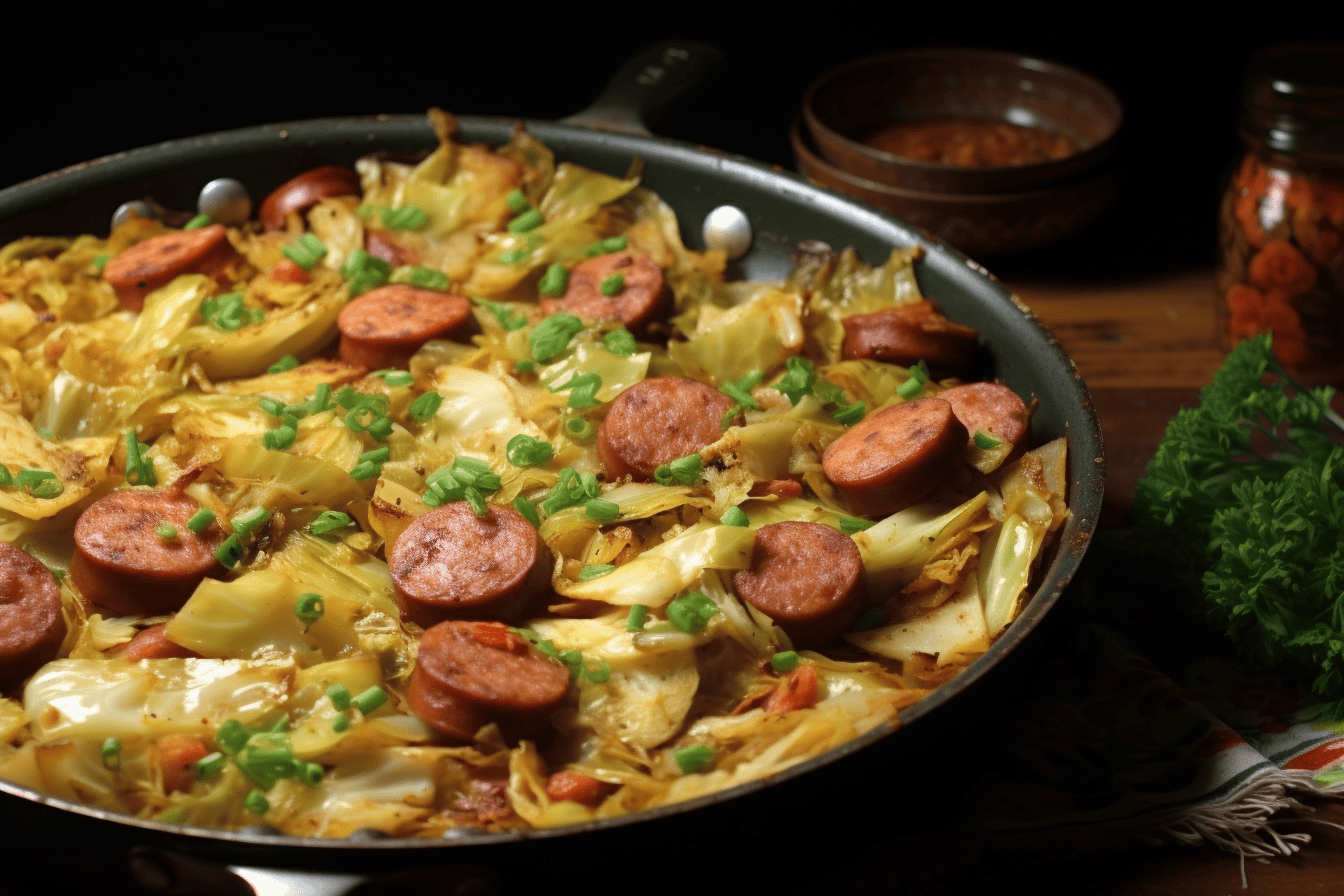 Keto Fried Cabbage And Kielbasa Lazy Keto Application