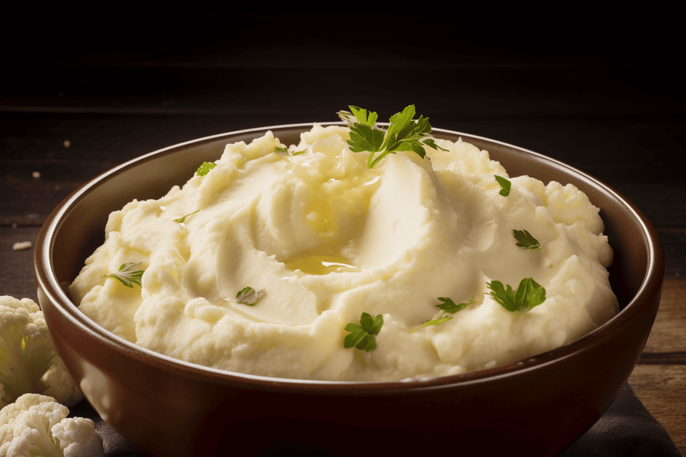 Goat Cheese Cauliflower Mash