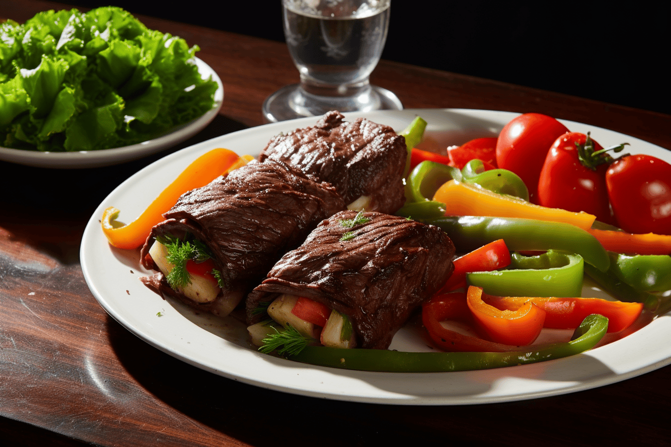 Grilled Fajita Steak Rollups
