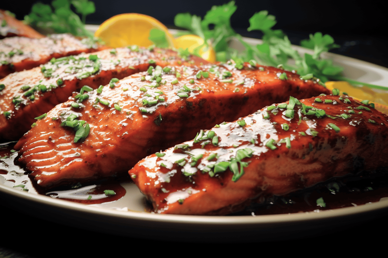 Grilled Salmon with Sriracha Glaze