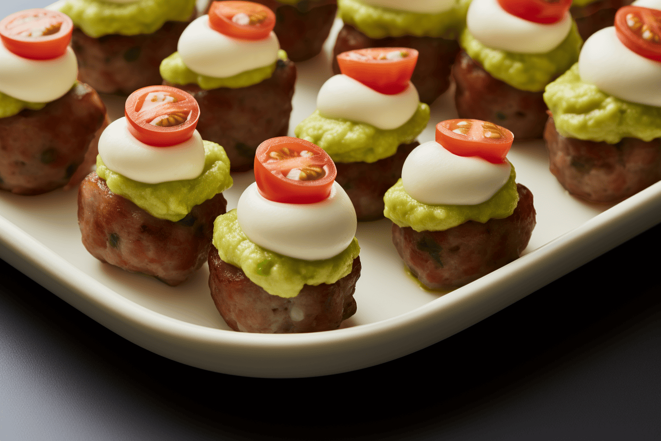 Guacamole Burger Bites
