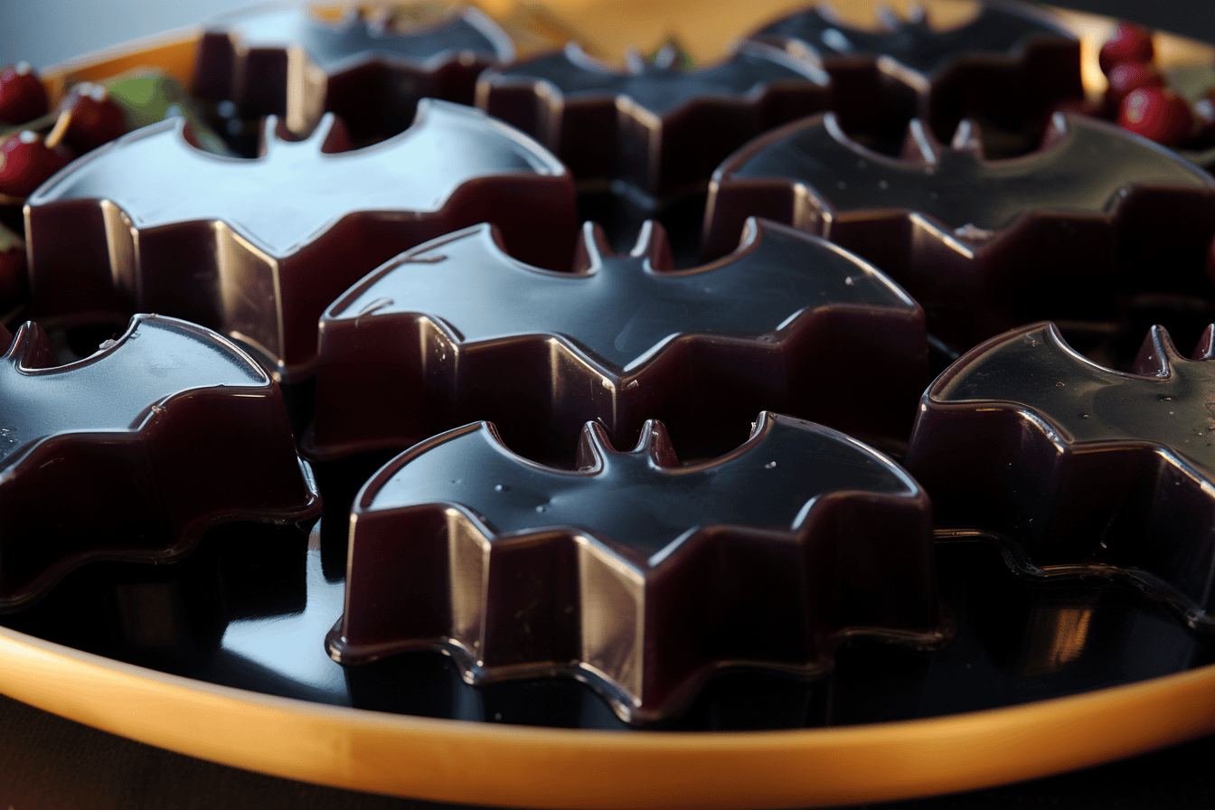 Keto Halloween Blackberry Jellies - Lazy Keto App