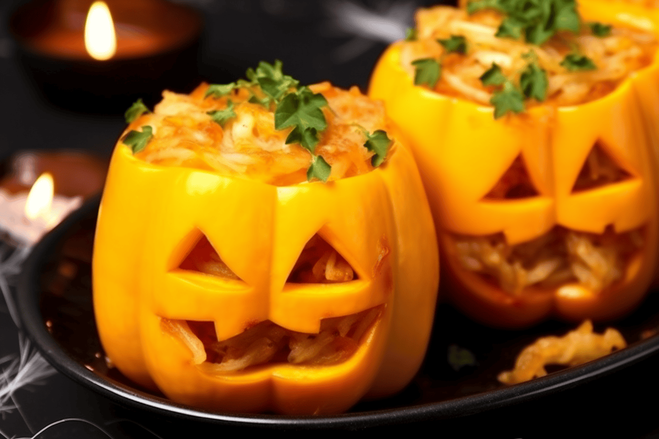 Keto Halloween Stuffed Peppers - Lazy Keto Application