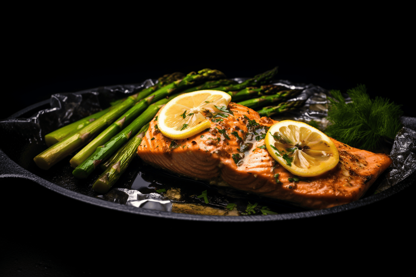 Keto Herb Butter Salmon and Asparagus - Lazy Keto App