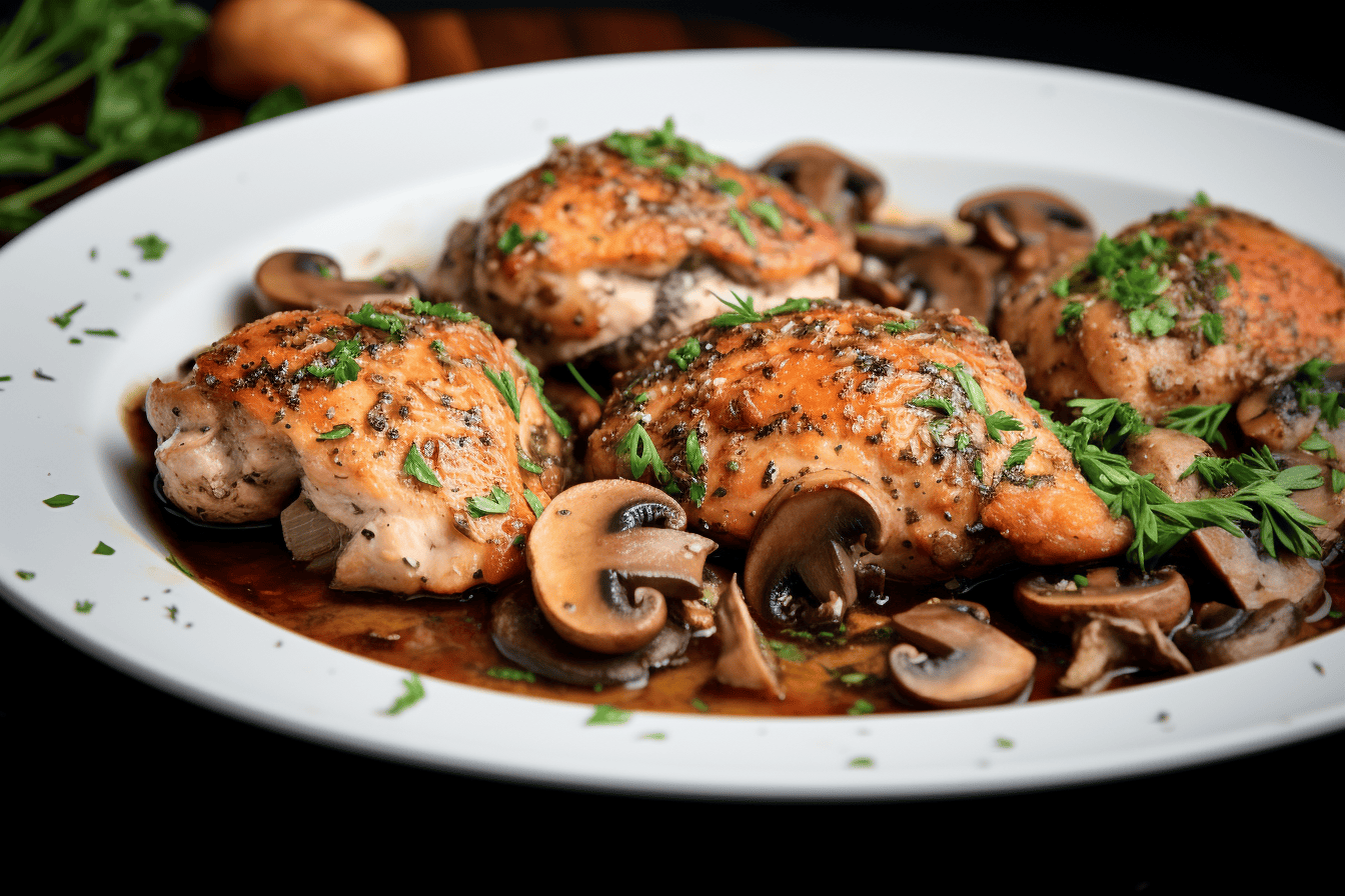 Herbed Chicken and Mushrooms