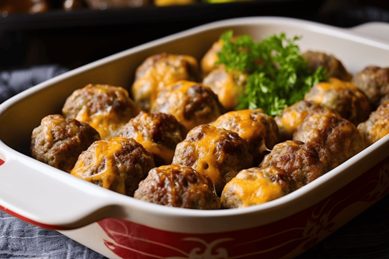 Keto Holiday Sausage Balls - Lazy Keto App