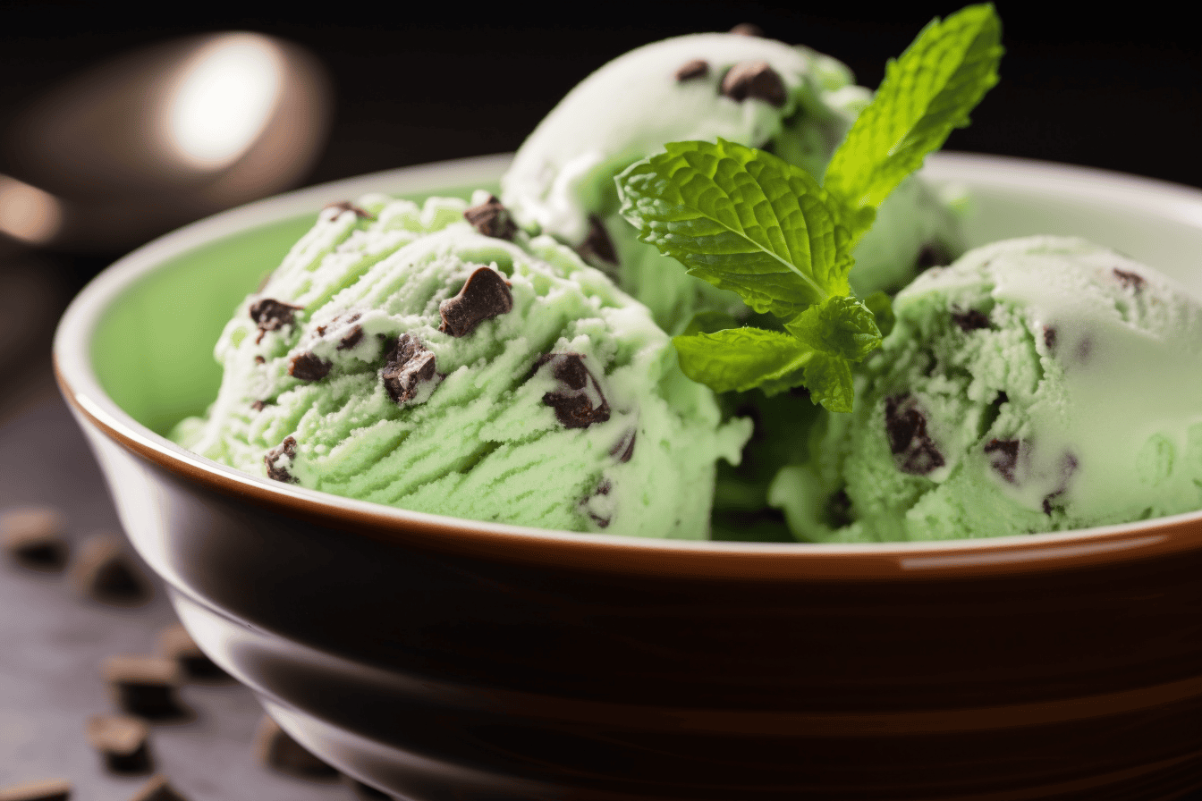 Mint Chocolate Chip Ice Cream