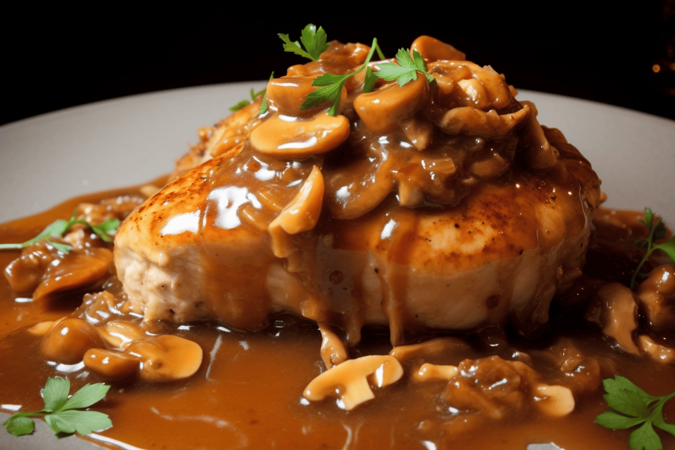 Keto Pan Seared Chicken with Balsamic Cream Sauce - Lazy Keto App