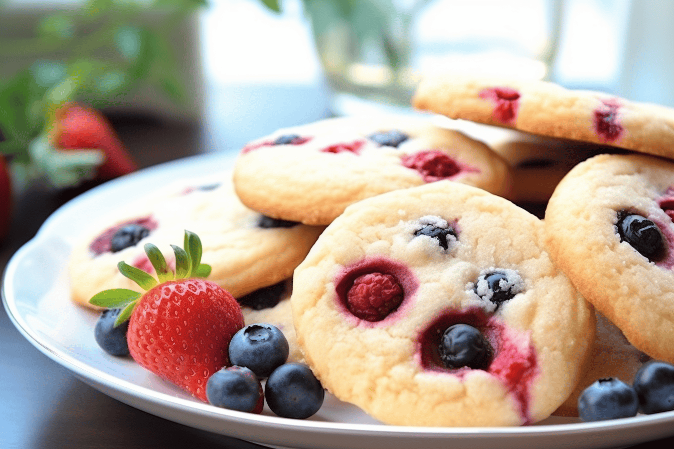 Keto Patriotic Cheesecake Cookies - Lazy Keto App