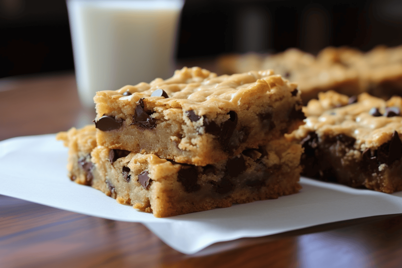 Keto Peanut Butter Chocolate Chip Blondies - Lazy Keto App