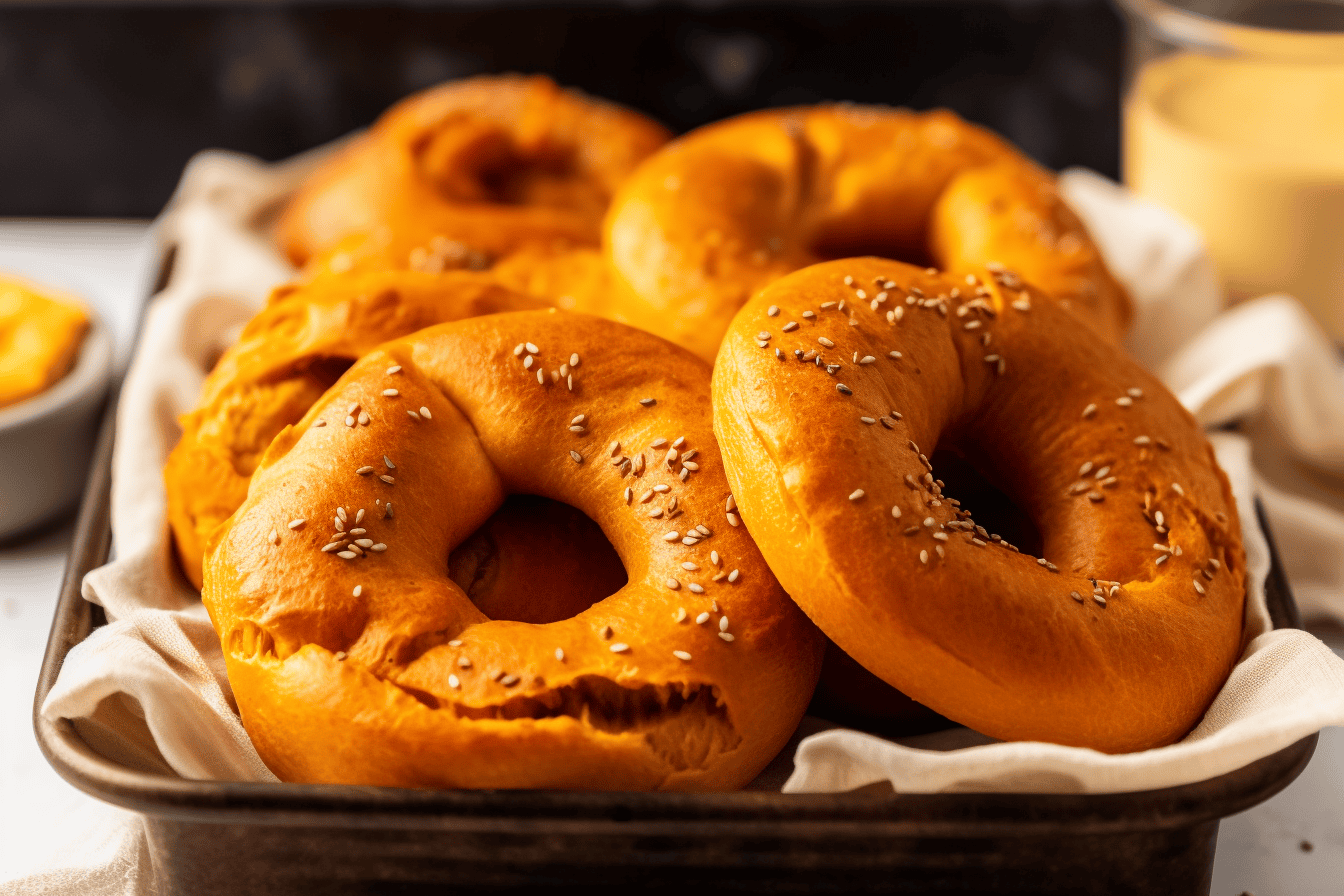 Keto Pumpkin Pie Bagels - Lazy Keto App