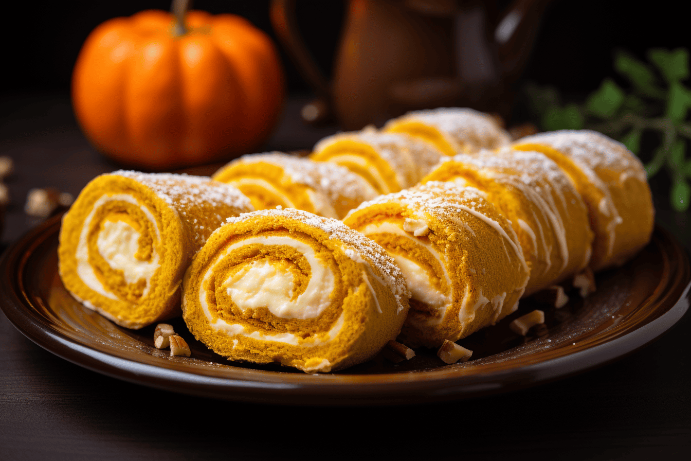 Pumpkin Roll Cake