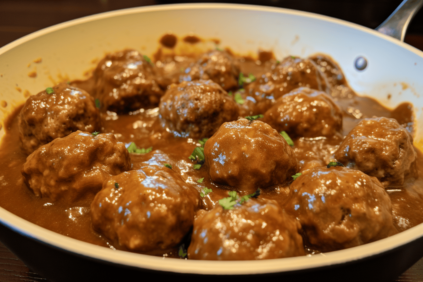 Keto Salisbury Steak Meatballs - Lazy Keto App