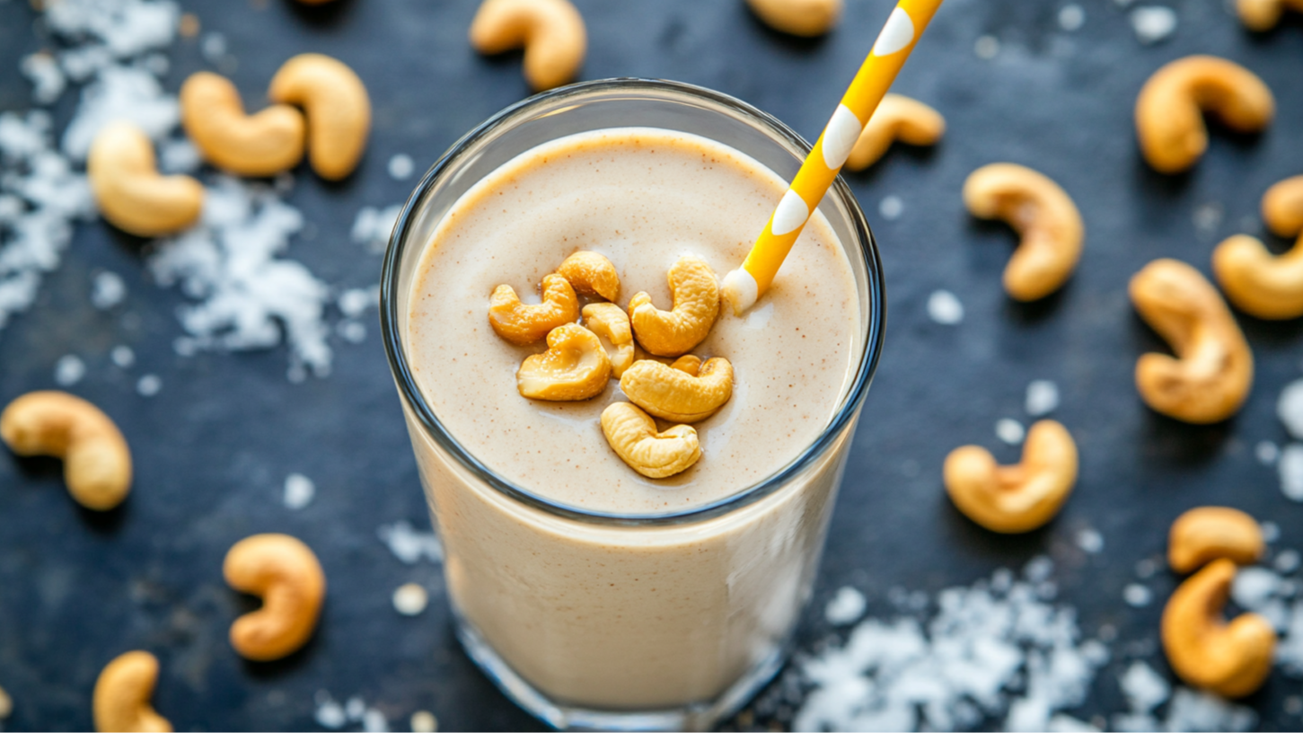 Keto Salted Caramel Cashew Smoothie - Lazy Keto App