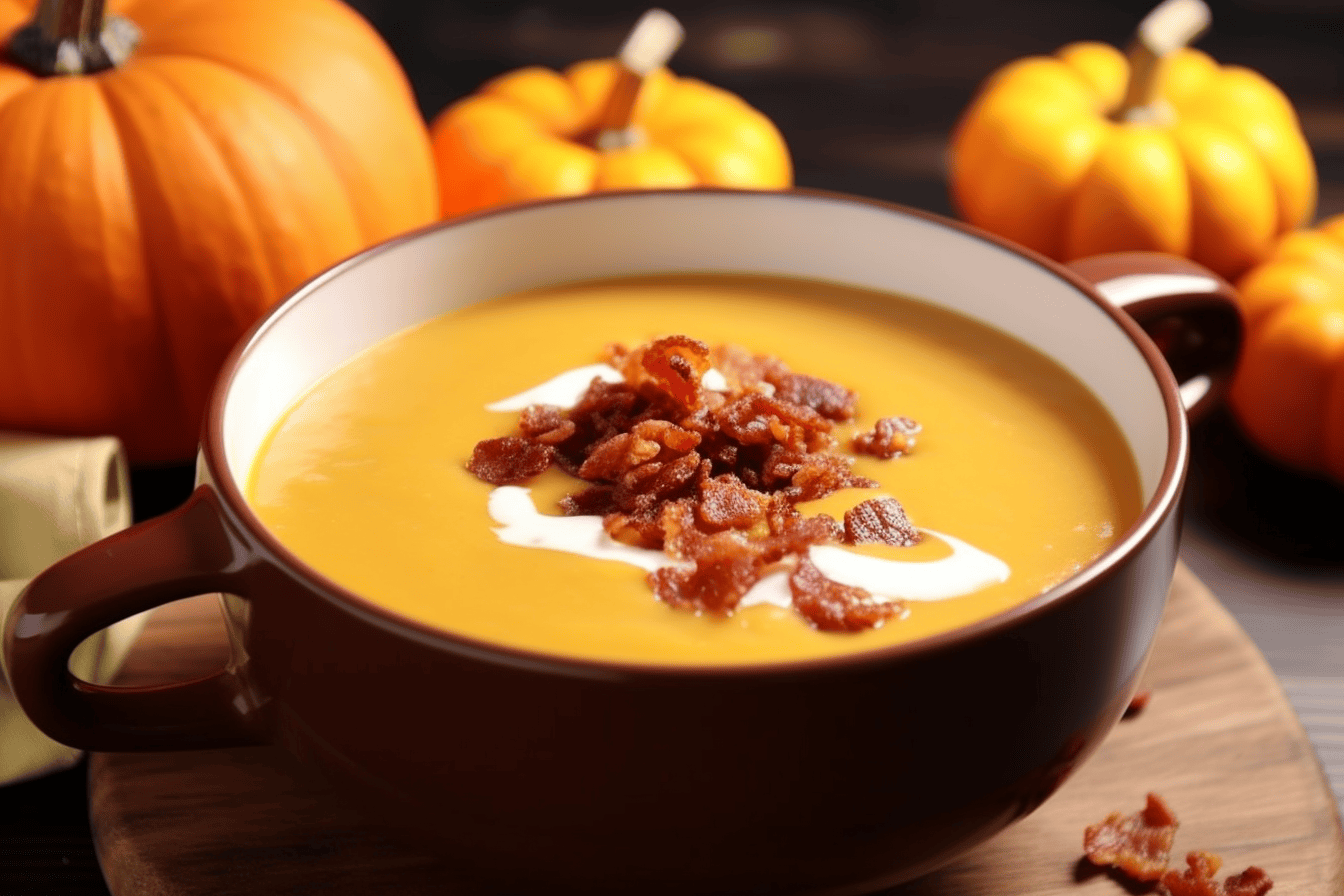 Keto Slow Cooker Bacon And Pumpkin Soup - Lazy Keto App