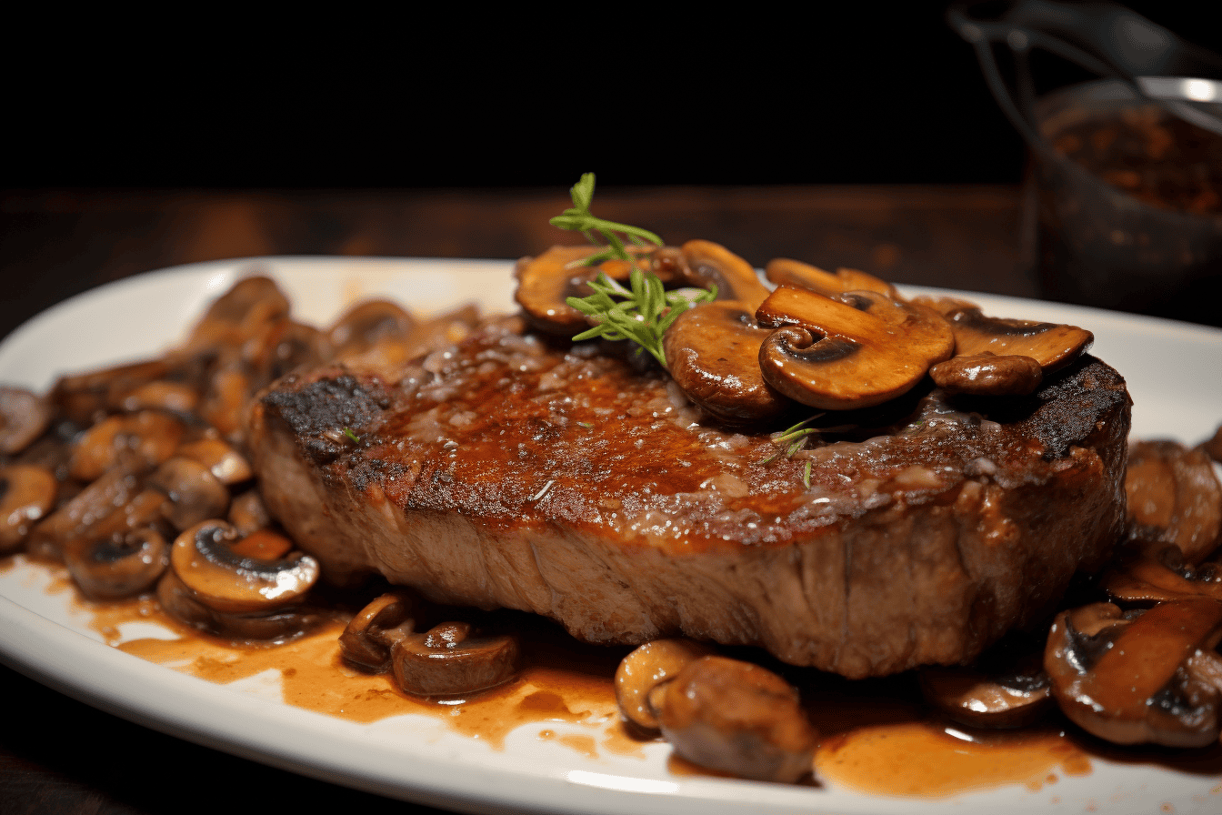 Keto Steak with Mushroom Port Sauce Lazy Keto Application
