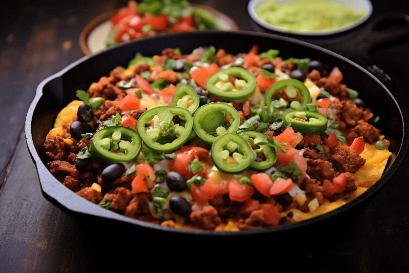 Healthy One-Pan Taco Breakfast Skillet